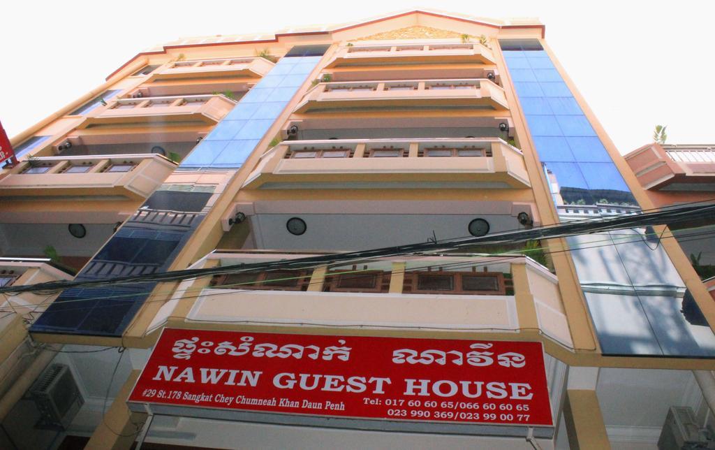 Nawin Palace Guesthouse Phnom Penh Ngoại thất bức ảnh